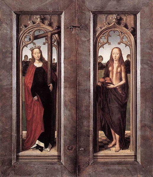 Hans Memling Triptych of Adriaan Reins oil painting image